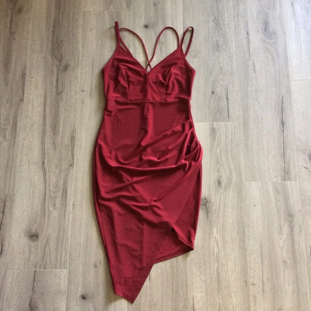 Asymmetrical Mini Dress